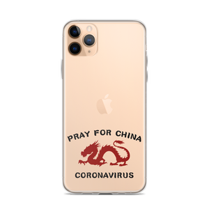 Pray For China Coronavirus iPhone Case