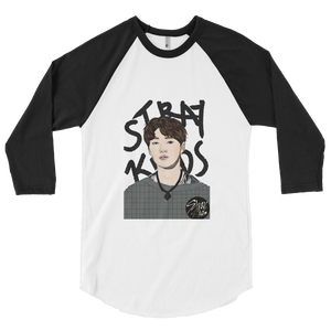 Jeongin 3/4 sleeve raglan shirt