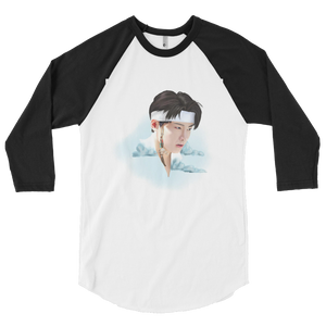 Jeongin 3/4 sleeve raglan shirt