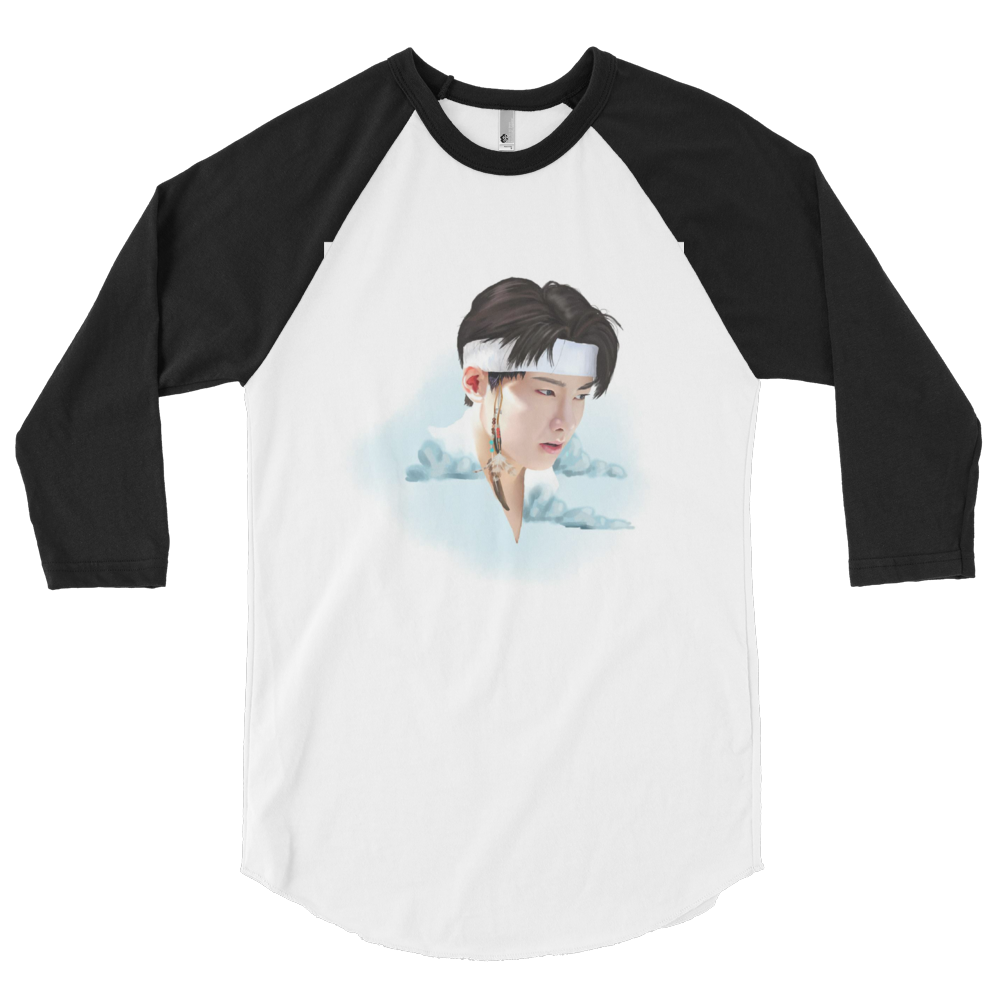 Jeongin 3/4 sleeve raglan shirt