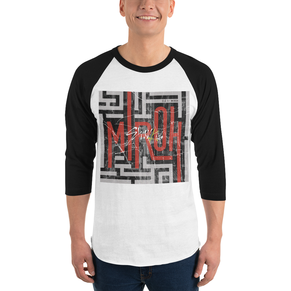 MIROH 3/4 sleeve raglan shirt