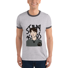 Load image into Gallery viewer, Jeongin Stray Kids Ringer T-Shirt
