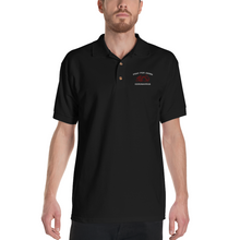 Load image into Gallery viewer, Pray For China Coronavirus Embroidered Polo Shirt Black
